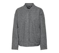 ONLY ONLGAIA Boucle Bomber OTW OS Bomber Bomber da donna, grigio scuro melange, M, Grigio scuro mélange, M