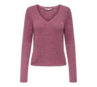 ONLY Onlgeena L/S V-Neck Knt Noos, Rosa mélange., S