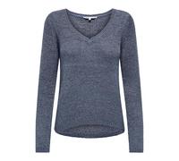 ONLY Onlgeena L/S V-Neck Knt Noos, Vendimia Índigo, M