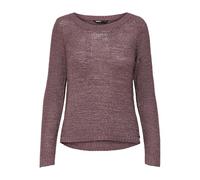 ONLY Onlgeena XO L/S Pullover Knt Noos, Marrone Rosa, L Donna