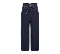 ONLY Onlgianna MW Straight DNM Dot630, Blu Jeans Scuro, 30W x 32L Donna