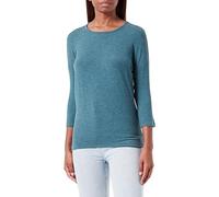 ONLY Onlglamour 3/4 Top Jrs Noos, Deep Teal/Dettagli: Melange, L Donna
