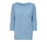 ONLY ONLGLAMOUR 3/4 Top Jrs Noos T-Shirt, Alluminio/Dettaglio: mélange, M Donna