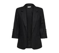 ONLY Onlgoa 3/4 Unline Linen Bl Blazer CC TLR Lino, Nero, 44 Donna