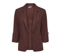 ONLY Onlgoa 3/4 Unline Linen Bl Blazer CC TLR, Marrone Pietra, 40 Donna