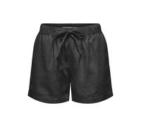 ONLY Onlgoa MW Lin Bl Pull-Up Shorts CC Pnt, Nero, M Donna