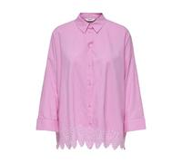 Only Onlgraces Tulum LS EMB Shirt Wvn - Maglietta da Donna, Rosa Fucsia, XS