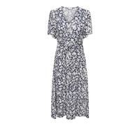 ONLY Onlhalia S/S Midi Dress Wvn Noos, Abito Midi Donna, Night Sky/AOP: Caroline Flower, M