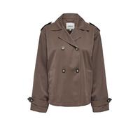 ONLY Onlhannah Short Trenchcoat Otw Trench, Chocolate Martini, S Donna