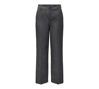 ONLY Onlhattie-Lana HW Wide Mel Pant TLR Pantaloni, Grigio Scuro mélange, 36W x 32L Donna