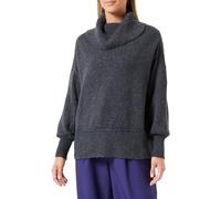 Only Onlhazel LS Cowlneck BF Knt, Grigio Scuro mélange, M