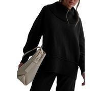 ONLY Onlhazel LS Cowlneck BF Knt Maglione, Nero, L Donna