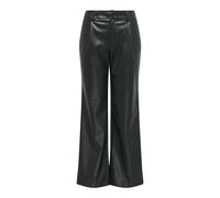 ONLY Onlheidi Otw - Pantaloni in Finta Pelle, Nero, S
