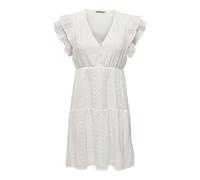 ONLY Onlhelena Lace Capsl Dress Wvn Noos Abito Estivo, Bianco, S Donna