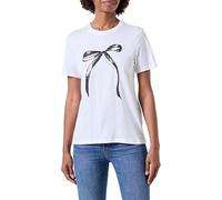 ONLY Onlhenny Life Reg S/S Top Box Jrs T-Shirt, Bianco, L Donna
