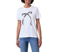 ONLY Onlhenny Life Reg S/S Top Box Jrs T-Shirt, Bianco, S Donna
