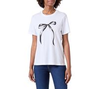 ONLY Onlhenny Life Reg S/S Top Box Jrs T-Shirt, Bianco, XL Donna