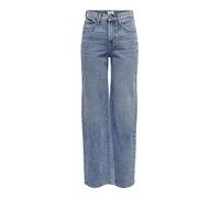 Only - Hope - Jeans a fondo ampio e vita alta blu chiaro W33 L32