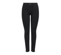 ONLY Onlhush Mid Skin Ank RW DNM Akm188 Noos, Denim Nero, (S) W x 30L Donna