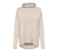 ONLY Onlibi LS Loose Long Hood CC Knt Maglione Lavorato a Maglia, Grigio Cappuccio. Dettagli: mélange, M Donna