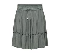 ONLY Onlibiza Life-Maglietta Corta Wvn Noos Gonna, Balsamo Verde, M Donna