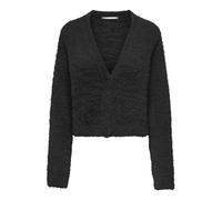 Only OnlIggy Crop Cardigan Corto da Donna in Pelliccia Sintetica, Nero, L
