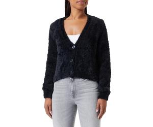 Only OnlIggy Crop Cardigan Corto da Donna in Pelliccia Sintetica, Nero, M