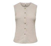 Only Onlilse Life S/L Structure Vest Jrs Noos, Rivestimento Argento, XS Donna