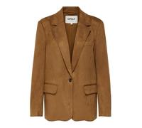 ONLY Onlina Life L/S Faux Suede Blazer TLR, Nuthatch, 42 Donna
