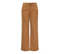 ONLY Onlina Life MW STR Faux Suede Pant Pnt, Nuthatch, (XL) W x 32L Donna
