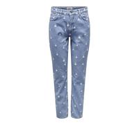 Only Onlinc Jagger HW Mom Daisy Jeans DNM da Donna, Mix Blu Chiaro, 27W x 30L