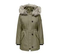 ONLY Onliris Fur Parka Invernale CC 2023 Otw Corto, Sirena. Dettagli: Pelliccia Naturale, XL Donna