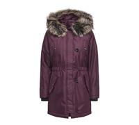 ONLY Onliris Fur Winter Parka Life CC Otw, Mauve Wine, S Donna