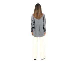 ONLY Onliris L/S Modal Shirt Noos Wvn Camicia, Visone Argenteo, M Donna