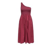 ONLY Onliris Life S/L One Shoulder Dress Jrs, Rosso-Ruby Wine, M Donna