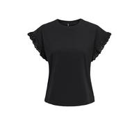 Only Onliris S/S EMB Top Jrs Noos, Nero, XS Donna