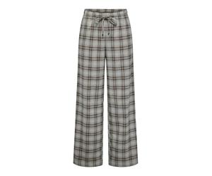 ONLY Onlisadora Life Reg Pull Wide Check Pnt, Melange Grigio Medio, (XS) W x 32L