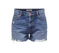 ONLY Onljaci MW DEST RW Shorts DNM Sty975 Pantaloncini di Jeans, Blu, XL Donna