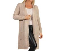 Only Onljade L/S Cardigan Knt Noos, Maglione cardigan Donna, Whitecap Gray Detail W Melange, S