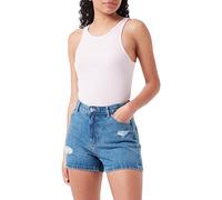 ONLY ONLJAGGER Life HW Mom Shorts DNM Noos Pantaloncini, Medium Blue Denim/Detail:NAS887, M Donna