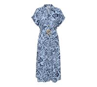 ONLY ONLJAKIRI Lino Vestito Lungo | Regular Fit, Maniche corte, Lunghezza media, Casual, Temperatura massima 30°C ciclo normale