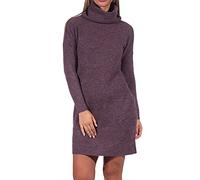 Only Onljana L/S Cowlnck Dress Wool Knt Noos Vestito, Rosa Marrone Melange, M Donna