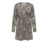 ONLY Onljane Life L/S Jayde Dress Wvn, Nero, L