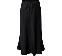 ONLY Onljane Life Long Bias Skirt Ptm Gonna, Nero, M Donna
