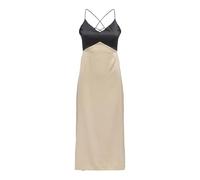 ONLY Onljane Life S/L Janice Long Dress Ptm, Nero, XL