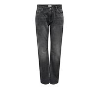 ONLY Onljane MW STR JNS Tai Jeans, Grigio Denim, 30W x 32L Donna