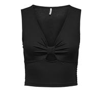 ONLY Onljany S/L Twist Top Jrs, Nero, M Donna