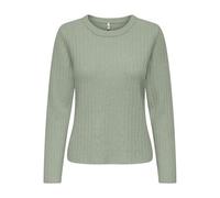 ONLY Onljeanett Life LS Rib O-Neck CC Knt, Desert Sage, XS Donna