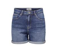 ONLY Onljosephine Stretch Shorts DNM Azg Noos Pantaloncini di Jeans, Blu-3, XS Donna