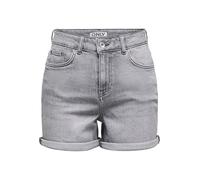 ONLY Onljosephinestretch Shorts DNM Azg Noos Pantaloncini in Jeans con vestibilità Normale e Passanti per Cintura, Denim Grigio Medio, M Donna